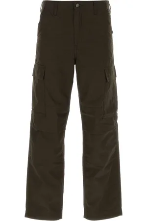 Carhartt Dark Green Cotton Regular Cargo Pant