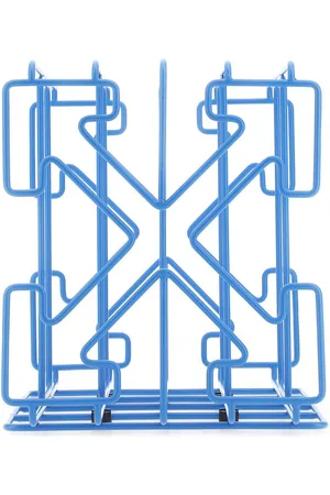 OFF-WHITE Light-blue Metal Magazine Holder