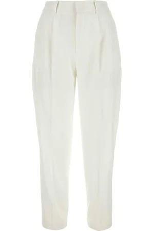 PT Torino White Stretch Polyester Pant
