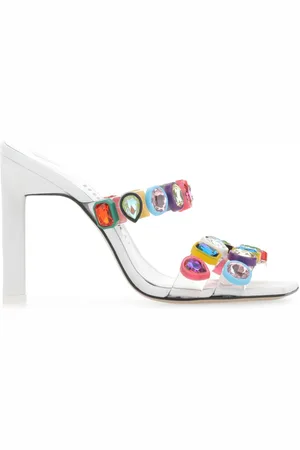 The Attico Embellished Pvc Nanci Mules