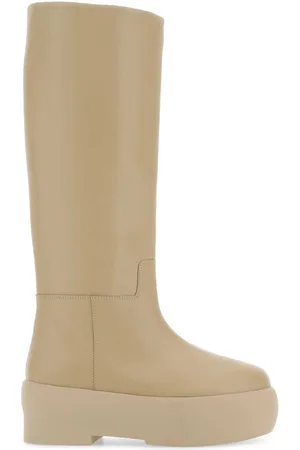 Gia Borghini Sand Leather Gia 16 Boots