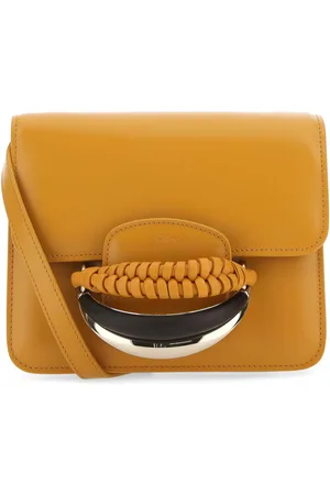 Chloé Mustard Leather Kattie Clutch