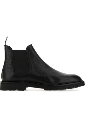 Crockett & Jones Black Leather Chelsea 11 Ankle Boots
