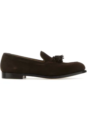 Crockett & Jones Chocolate Suede Cavendish 2 Loafers