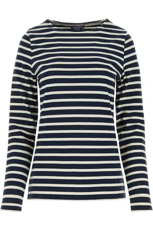 SAINT JAMES Embroidered Cotton Meridame T-shirt