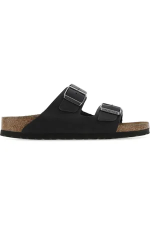 Birkenstock Leather Arizona Slippers