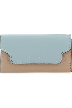 Marni Two-tone Leather Key Chain Case