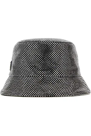Prada Embellished Fabric Bucket Hat