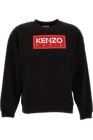 Kenzo Logo Patch Drop-shoulder Sweatshirt