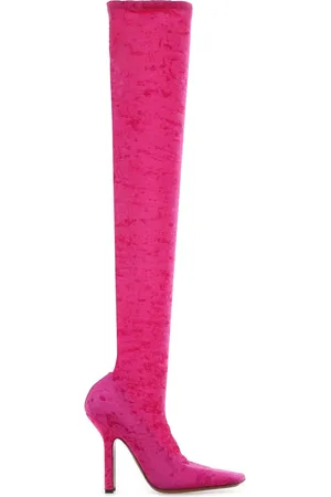 Vetements Fuchsia Chenille Boots