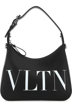 VALENTINO GARAVANI Black Leather Vltn Handbag
