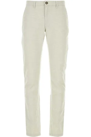 SAINT JAMES Sand Cotton Blend Pant