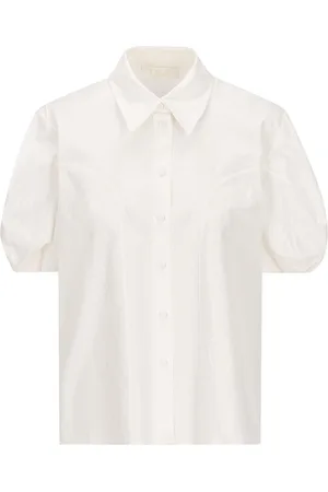 Chloé Embroidered Balloon-sleeved Shirt