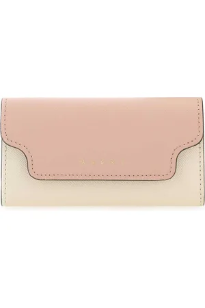 Marni Two-tone Leather Key Chain Case