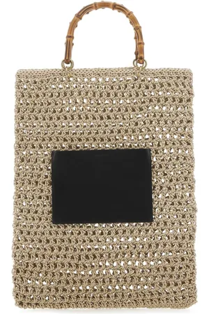 Jil Sander Beige Rope Medium Shopping Bag