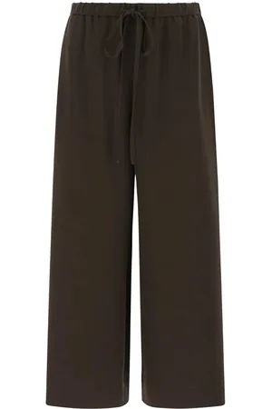 VALENTINO GARAVANI Chocolate Crepe Culotte Pant
