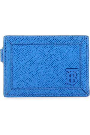 Burberry Turquoise Leather Card Holder