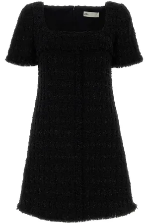 Tory Burch Black Tweed Mini Dress