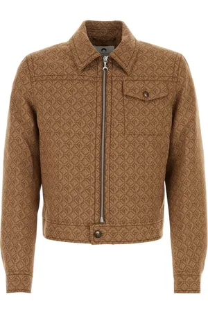 Marine Serre Embroidered Stretch Polyester Blend Jacket