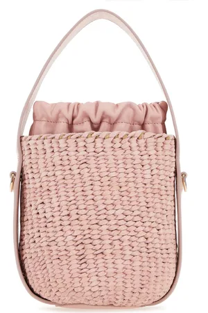 Chloé Pink Suede Bucket Bag