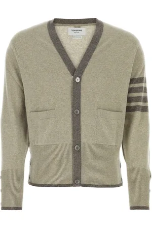 Thom Browne Cappuccino Cashmere Cardigan