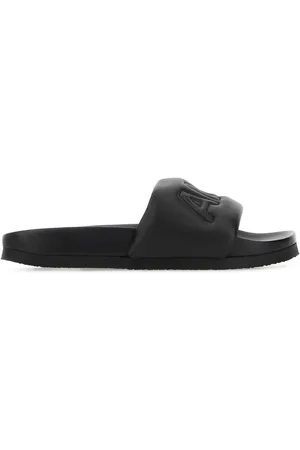 AMBUSH Black Leather Slippers
