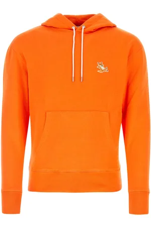 Maison Kitsuné Orange Cotton Sweatshirt