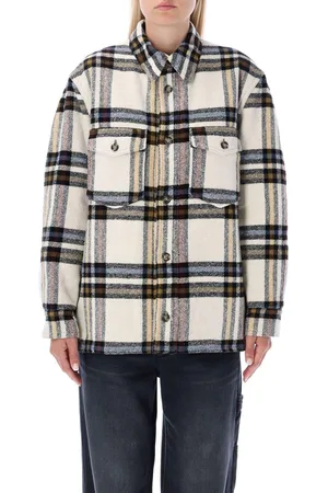 Marant Etoile Every Checked Padded Jacket