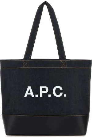 A.P.C. A. P.C. Large shopping Axel Navy Denim Bag
