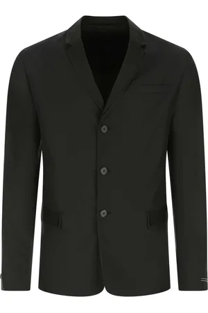 Prada Black Silk Blazer