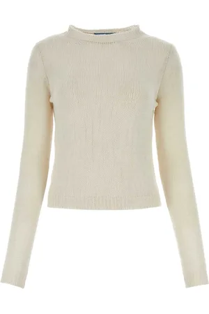 Prada Chalk Cashmere Sweater