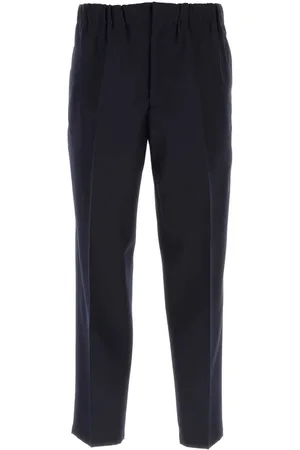 Jil Sander Midnight Blue Wool Pant