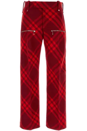Burberry Embroidered Wool Pant