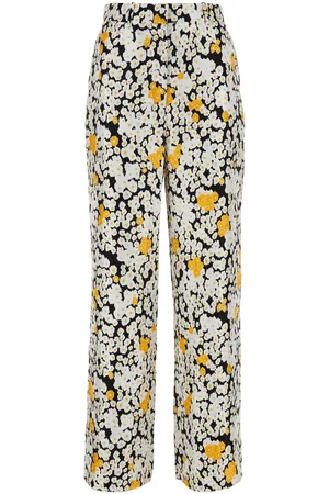 Lanvin Printed Satin Pant