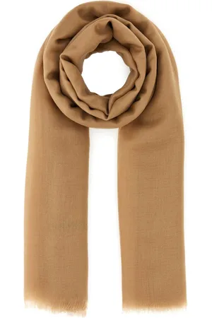 Salvatore Ferragamo Camel Cashmere Scarf