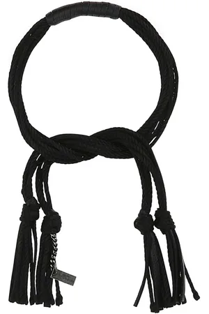 Saint Laurent Black Fabric Bracelet