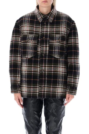 Marant Etoile Every Checked Padded Jacket