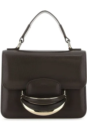 Chloé Dark Brown Leather Small Kattie Handbag