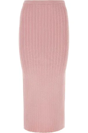 Alessandra Rich Stretch Cotton Blend Skirt