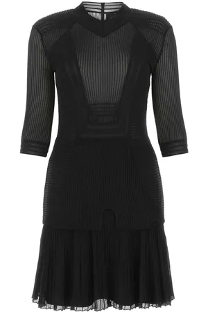 Givenchy Black Stretch Viscose Blend Mini Dress