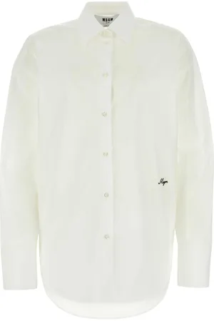 Msgm White Poplin Shirt