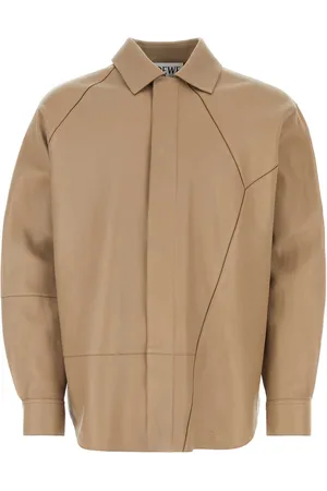 Loewe Dove Grey Leather Shirt