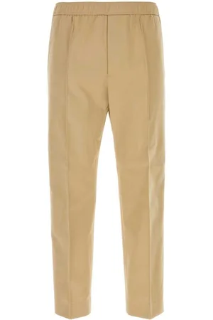 Lanvin Beige Stretch Cotton Pant