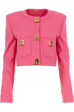 Moschino Fuchsia Stretch Gabardine Blazer