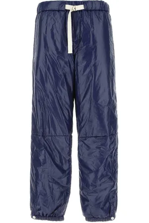 Jil Sander Blue Nylon Joggers