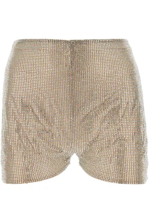 GIUSEPPE DI MORABITO Embellished Mesh Shorts