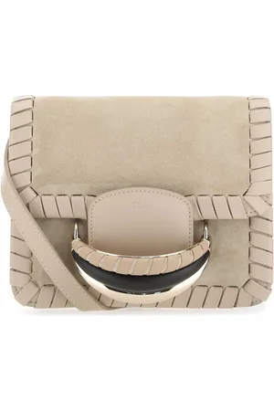Chloé Sand Suede Kattie Clutch