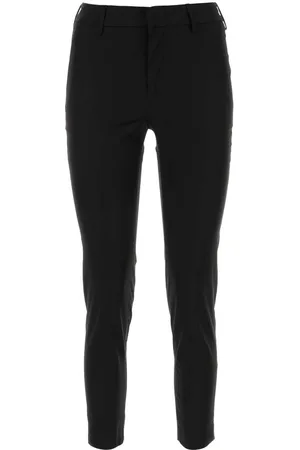 PT Torino Black Stretch Viscose Pant