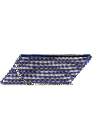KARA Two-tone Rhinestones Clutch