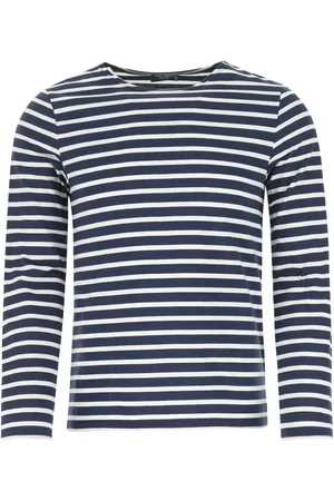 SAINT JAMES Embroidered Cotton T-shirt